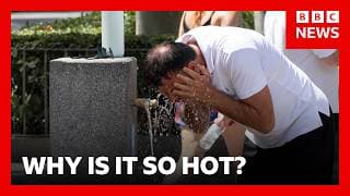 Why is it so hot and when will European heatwave end? | BBC News