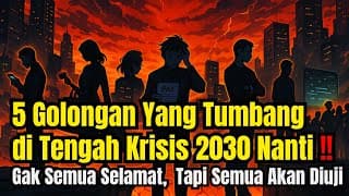 Waspadalah‼️5 Golongan yang Pasti Tumbang di Krisis 2030