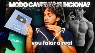 Fiquei 1 ano no MODO CAVERNA___ e preciso contar a verdade para vocês