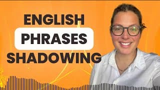 Improve Your English Speaking by Shadowing English Phrases | Repeat After Me Twice