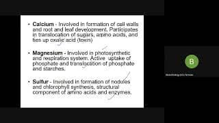 nutrients for plant tissue culture Part I