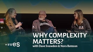 WAVES 24: Why complexity matters? with Dave Snowden & Nora Bateson