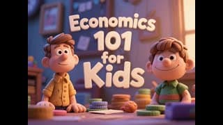 Economics 101 For Kids | Kids Learn Economics | Economics For Kids | Money Lessons For Kids | Learn