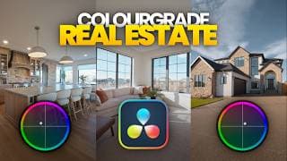 Real Estate Video Colour Grading Workflow | Davinci Resolve Tutorial
