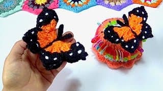 🌈BONITAS MARIPOSAS MONARCA PARA PRINCIPIANTES🌈 DE TEJIDO A #CROCHET