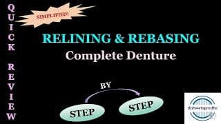 RELINING & REBASING / COMPLETE DENTURE