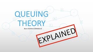 Queuing Theory Tutorial - Queues/Lines, Characteristics, Kendall Notation, M/M/1 Queues