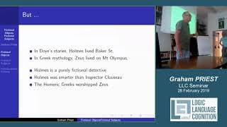 Graham PRIEST: Fictional objects, fictional subjects