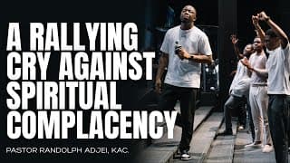 A Rallying Cry Against Spiritual Complacency