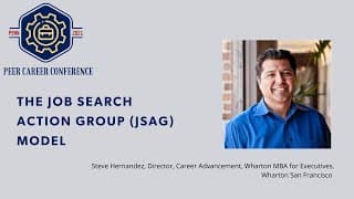 The Job Search Action Group (JSAG) model: bringing structure to the career transition job search