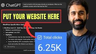 How To Get Free Traffic From ChatGPT in 2025 (AIO Course)