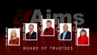Aims Community College Board of Trustees Meeting - May 7, 2025