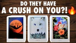 🔎💟 DO THEY HAVE A CRUSH ON YOU❓❗🥵❤🔥🍒 PICK A CARD LOVE TAROT READING 🔮