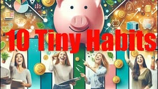 ⏳Small Changes, Big Gains - 10 Tiny Habits to Boost Your Wealth 💵#routines #selfimprovement #wealth