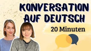 💬Deutsch sprechen | Konversationstraining | Sprich mit uns!