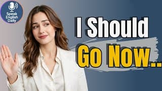 40 Phrases to End a Conversation Politely in English | Shadowing English Speaking Practice