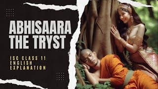 Abhisara The Tryst (English Explanation) | Rabindranath Tagore | ISC Class 11 Rhapsody #sudhirsir