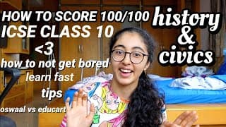 #23 How to score 100/100 in ICSE Class 10 History & Civics