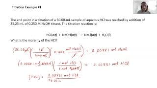 Chapter 7.5a Titrations