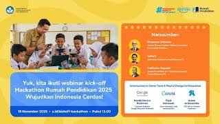 Kick-off Hackathon Rumah Pendidikan 2025 - Wujudkan Indonesia Cerdas