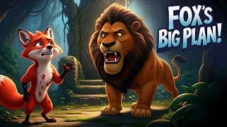 Clever Fox Outsmarts Cruel Lion 🦊🦁 | English Moral Stories | Bedtime Stories #kidsstories