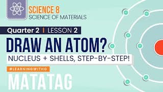 Quarter 2 Competency 2 | Draw an Atom Step by Step | Atomic Structure | MATATAG Science Grade 8