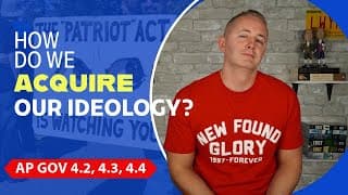 AP Gov 4_2_ 4_3_ 4_4 | Political Socialization | NEW!