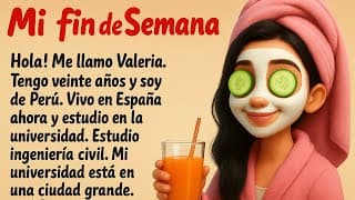 Slow Spanish Story | My Weekend