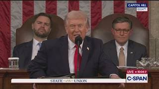 President Trump 2026 State of the Union Address & Democratic Response