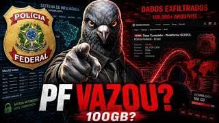 📰Suposto vazamento de 100GB da PF: quem vigia os dados do defensor?