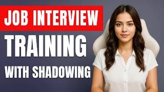 English Job Interview Simulation | Shadowing Method to Speak Fluently