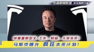 【杰森口译】马斯克“说漏嘴”的未来:“穿靴子的猫”,每人一个擎天柱,终结贫困,重塑医疗?未来可能连钱都不存在了!给罪犯配个机器人保镖?不建新电站也能让美国发电翻倍?马斯克2025特斯拉股东大会发言