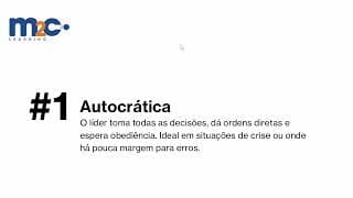 Aula 13 Estilos de liderança